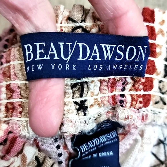 Beau/ Dawson linen rayon blend pants size M - Picture 2 of 6